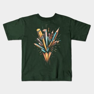 Back-to-School-Pencil Kids T-Shirt